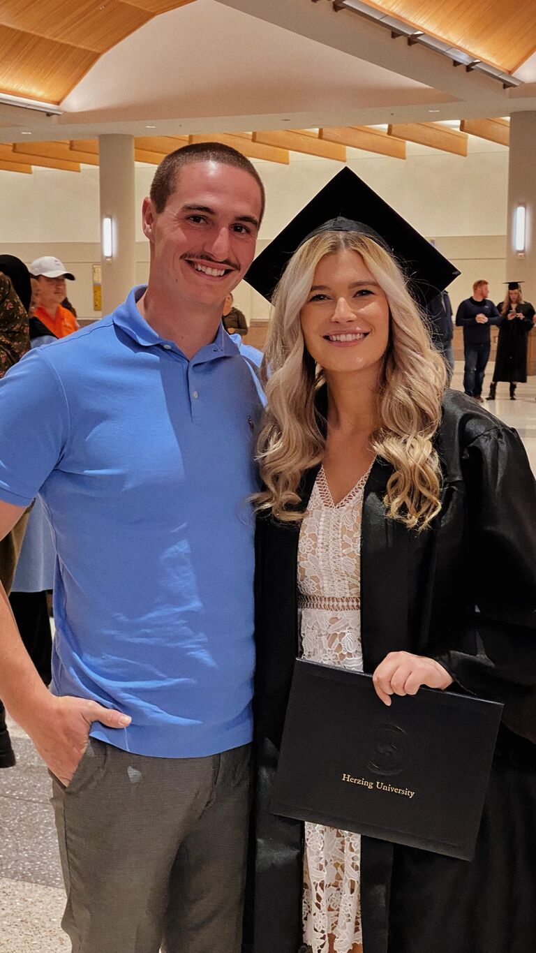 We had a lot of big career changes this year. I graduated from dental hygiene school with a Bachelors. Isaac continued working while studying, and received his General Contractor license. 