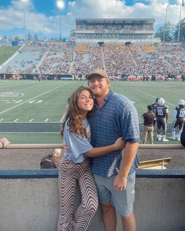 Football game at Western Michigan