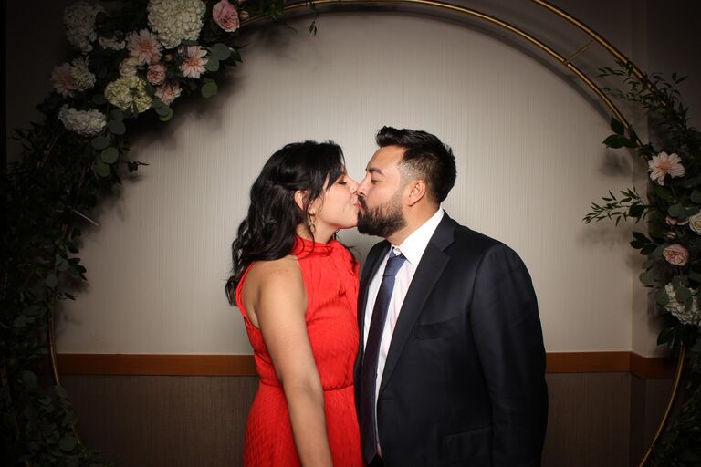 The first wedding we attended together!