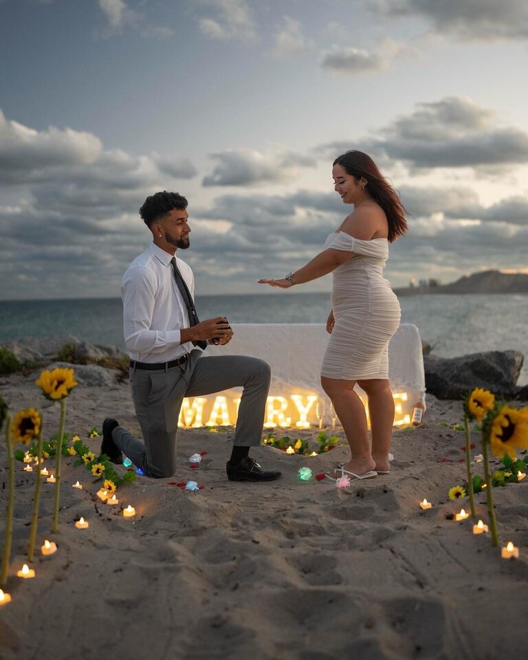 After 4 years of growing up together and making memories, Justin proposed! Ayleen and Justin are now anxiously preparing to officially choose each other forever.