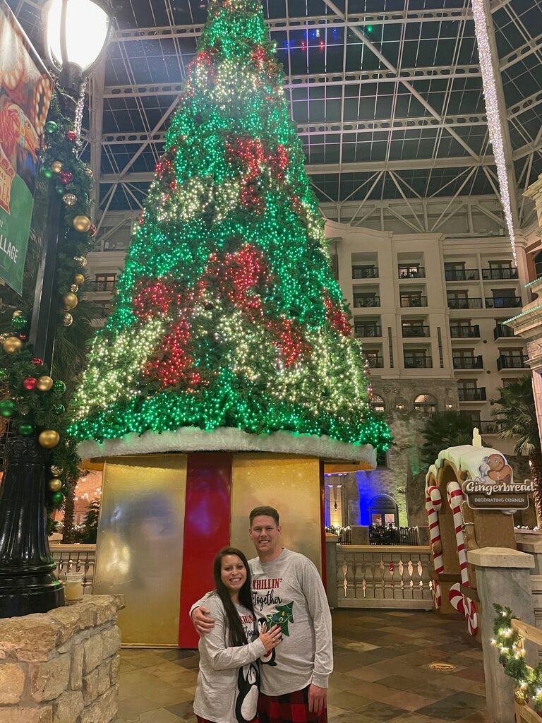 First Christmas together at the Gaylord Texan!