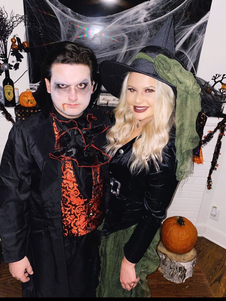 Miller was a real pain in the neck this Halloween...