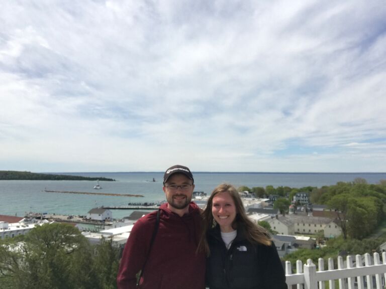 A lovely trip the couple took to Mackinac Island