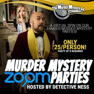 Virtual Murder Mystery Zoom Parties - Murder Mystery Entertainment Troupe - New York City, NY - Hero Main