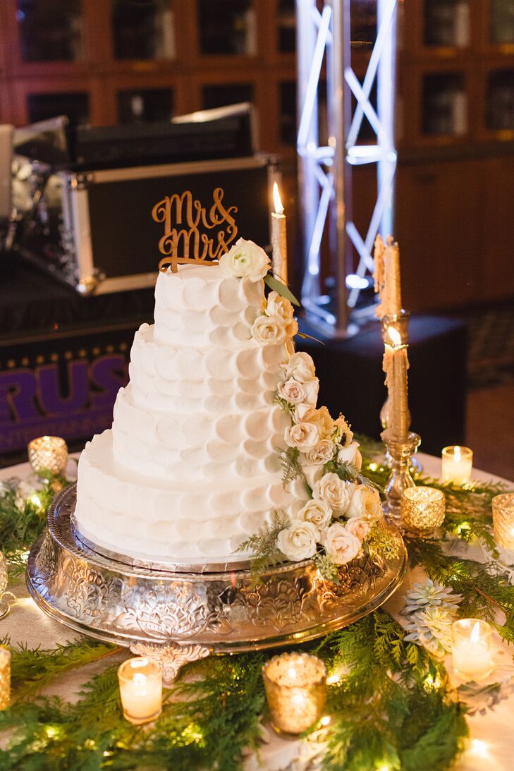 A Classic, Tiered Wedding Cake