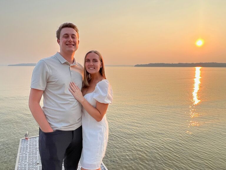 Roughly 4 1/2 years after our first date, we are going from ~Hinge to Hitched~! We can't wait to celebrate with all of you! 