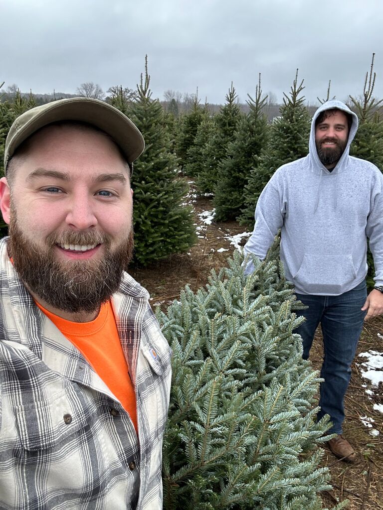 Justin finally convinces Adam to get a real tree for Christmas!