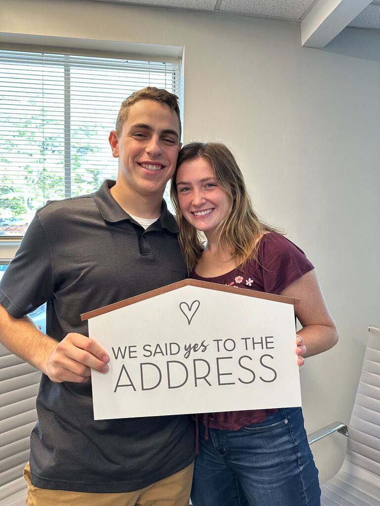 We were able to buy a home together! We can't wait to finally be able to live with each other after the wedding. 