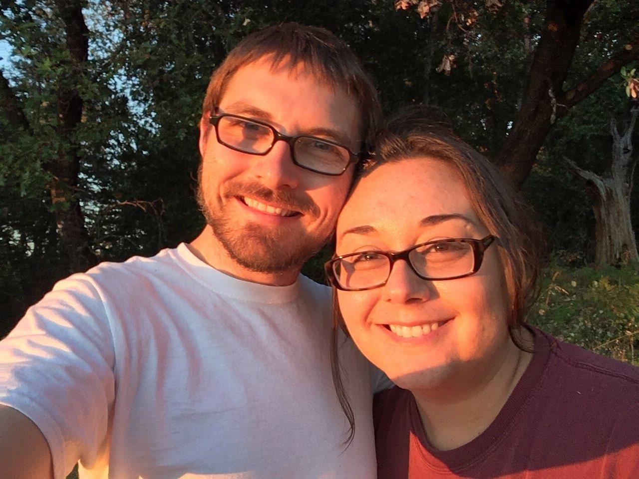Kyler and Monica's first camping trip together. And their first 'couple' photo. Monica was reluctant because, "Photographs make it real." And we're all a little jaded, right?
