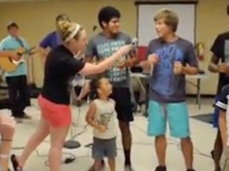 Matt and Tori both volunteered at a local summer camp to support a ministry with a local church. Tori tricked the boys into doing the chicken dance in front of everyone. Matt, with his smooth chin and Justin Bieber hair, was all for it. After camp, they parted ways and added each other on Facebook (this is the life stage where you add anyone you have met at least once).