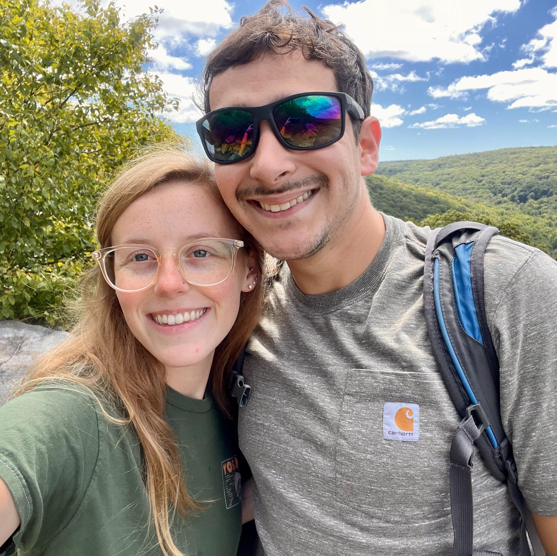 Spent our Labor Day morning on a four-mile hike. 