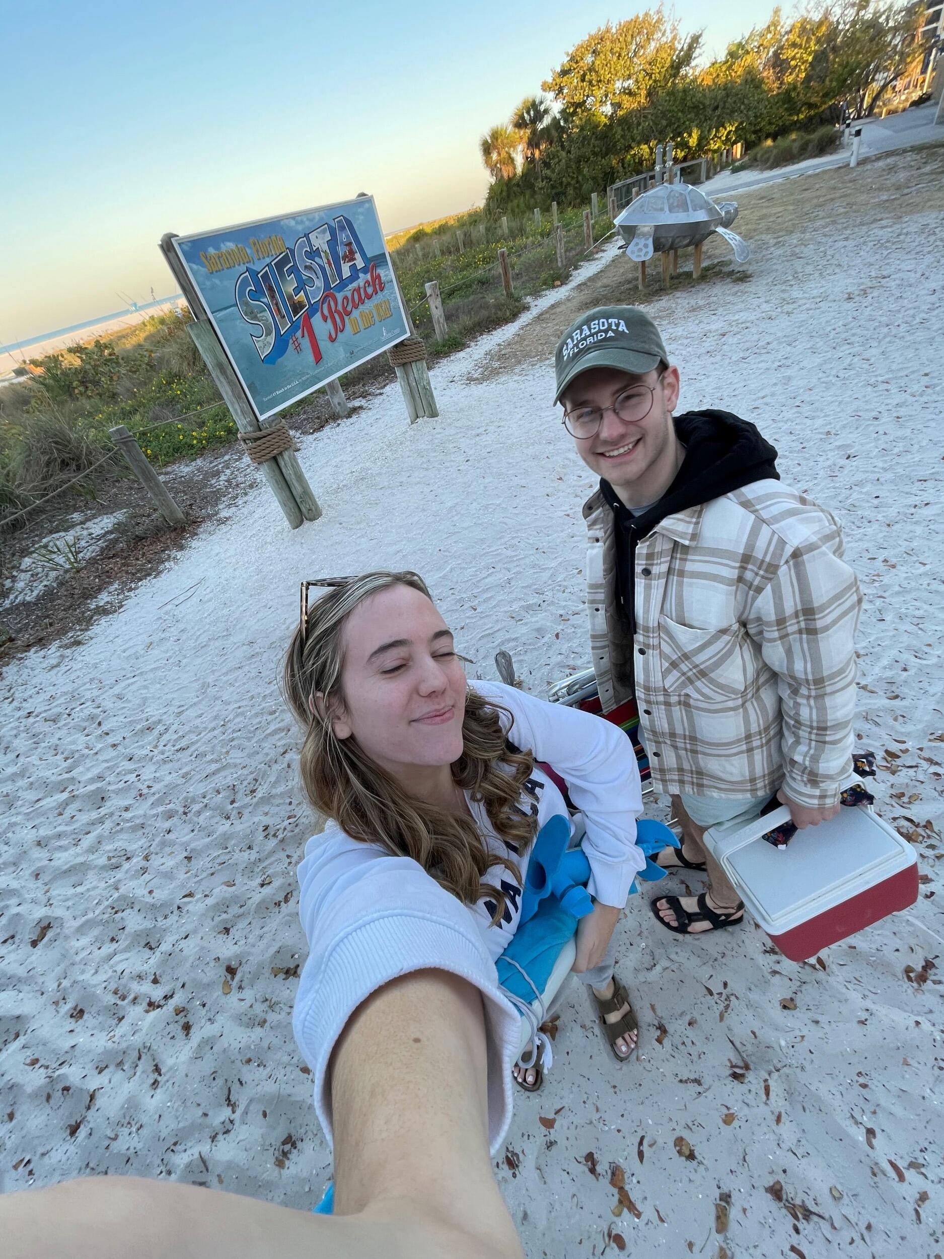 Visiting Nani and Papa in Florida for spring break!