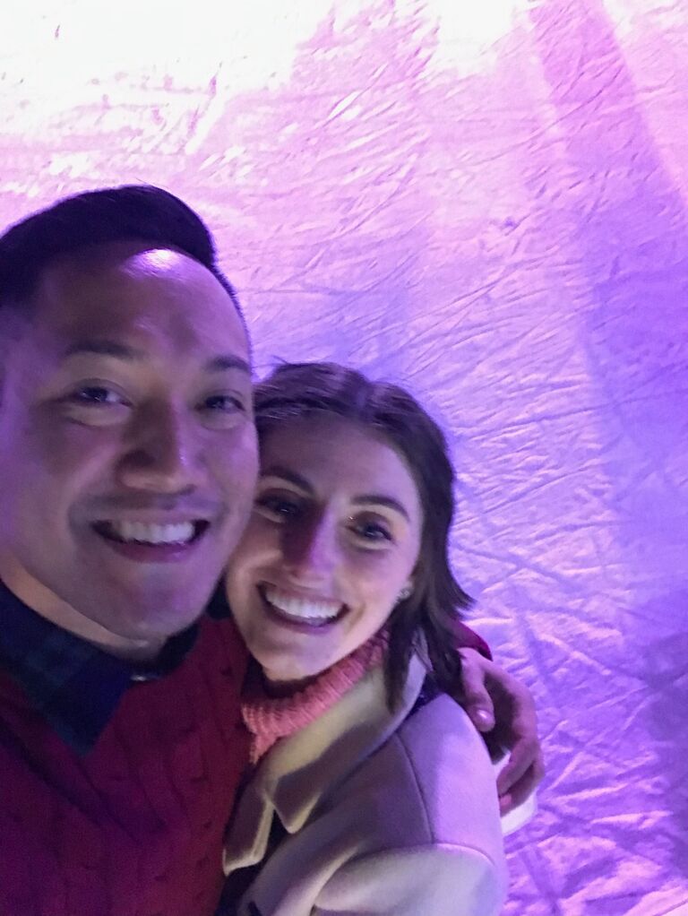 They went out of their comfort zones for each other. The island boy and the desert girl went ice skating. Savannah fell on the ice and to show his support, Gabe fell alongside her. They knew that they needed to start from the bottom in order to build a loving, wholesome relationship.