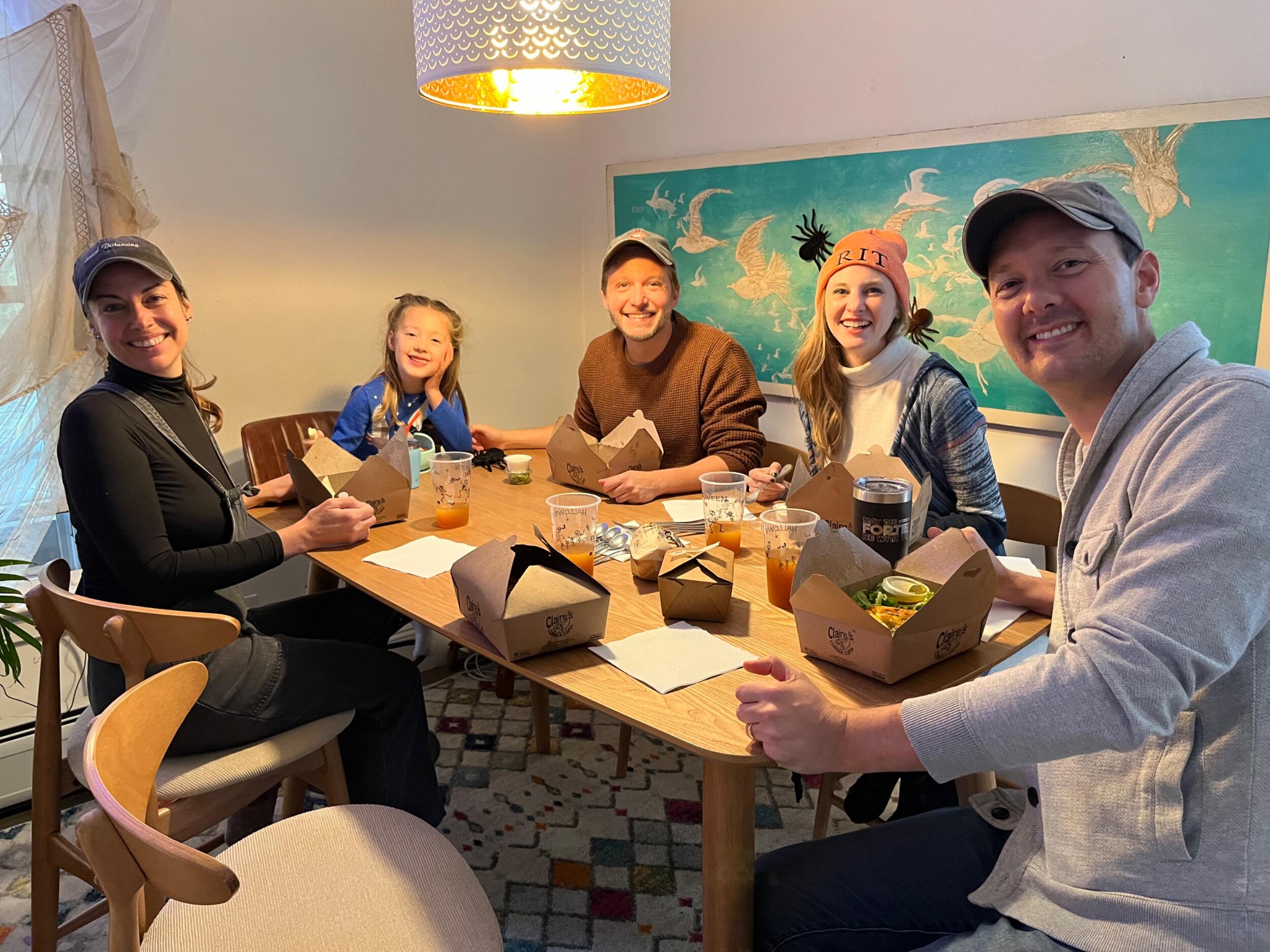 Hanging out with Lyra, Meggin, Sean + Tricia around Halloween time!