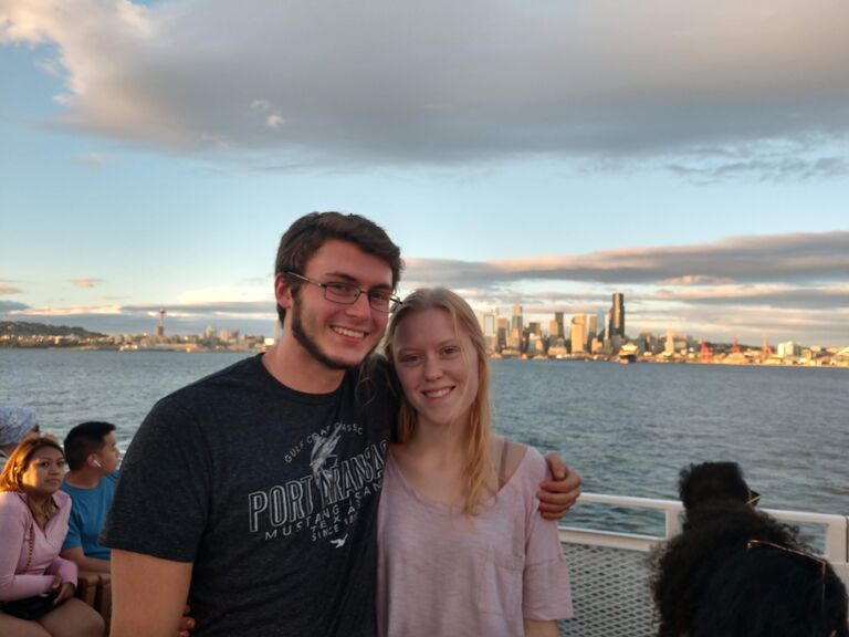 We spend the summer apart, but Brian flies up to Seattle for a weekend to explore the city