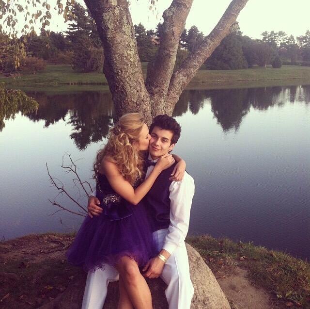 Our very first high school dance.