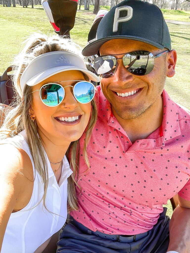 First time golfing together