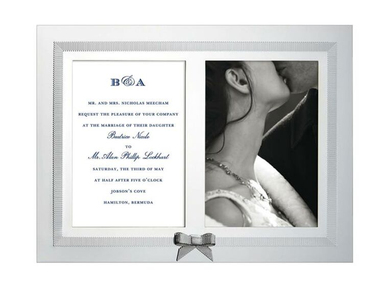 21 Stylish Wedding Picture Frames to Add to Your Wedding Registry