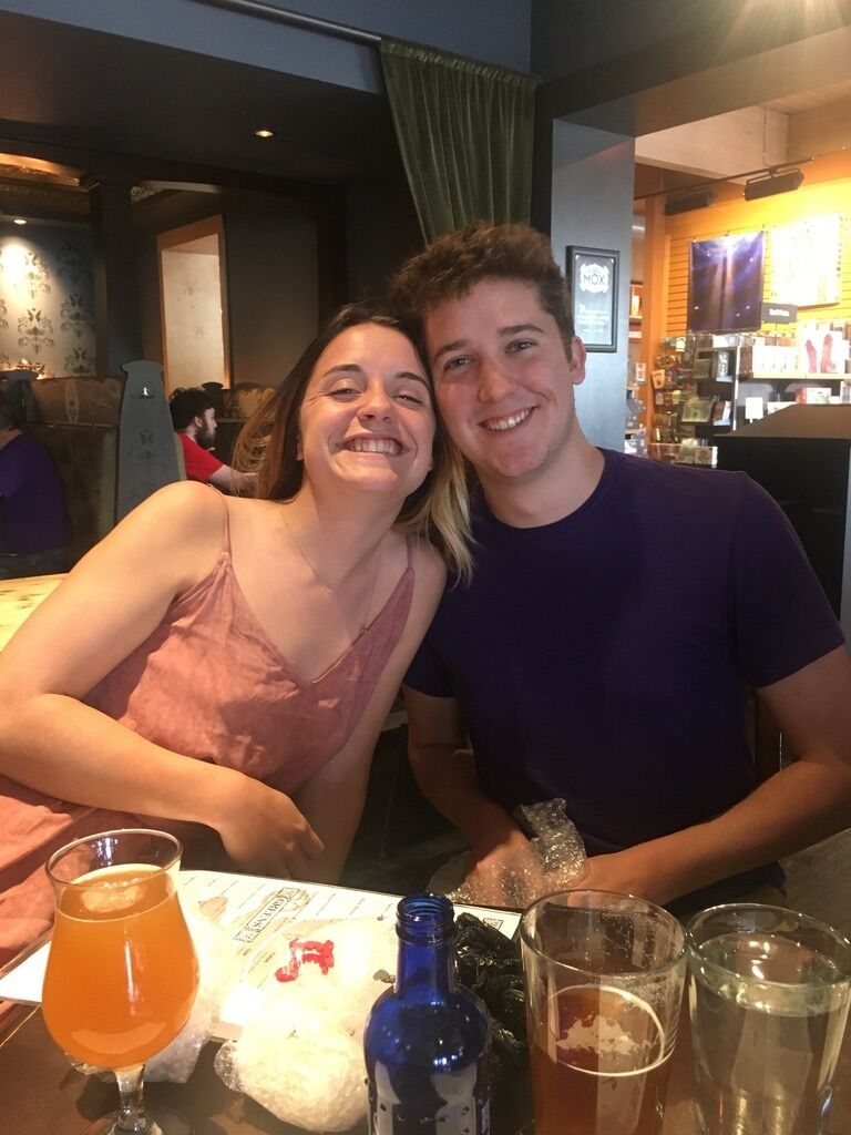 After her grandma had surgery in 2017 Shannon went to stay with her for a month.  We had just moved in together and it was really hard to be apart for so long so Shannon surprised Matthew by flying to Seattle for his birthday. 