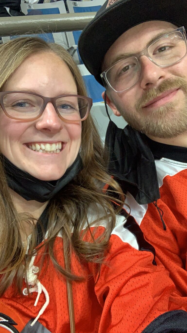 New Komets season, with matching jerseys!