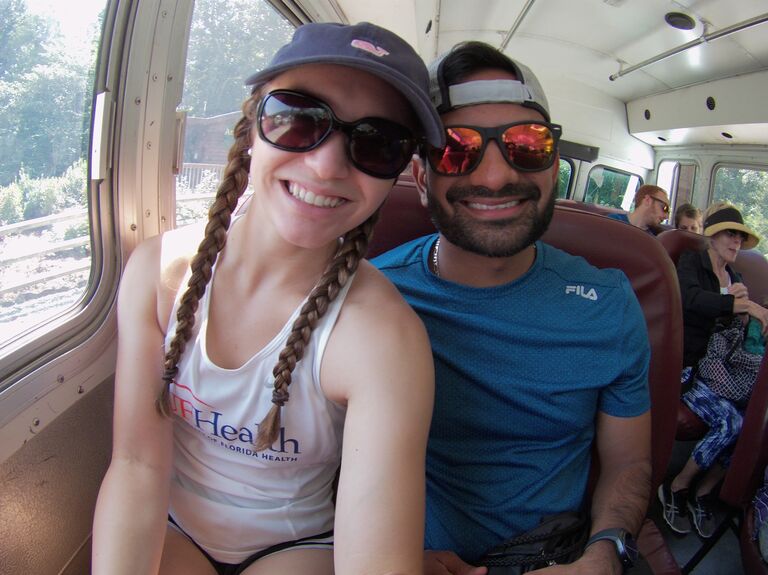 First year medical students on a trip to Asheville!