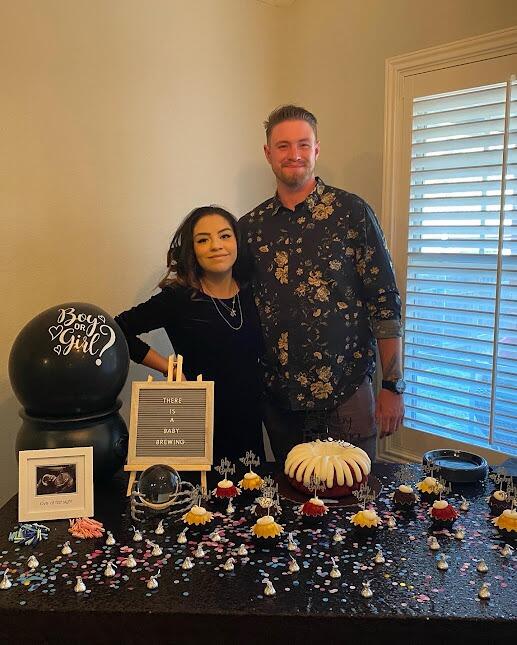Our gender reveal for our sweet baby!