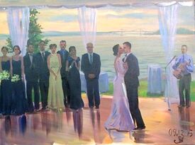 Live event, wedding painting by  Vesna - Live Painter - Boston, MA - Hero Gallery 2