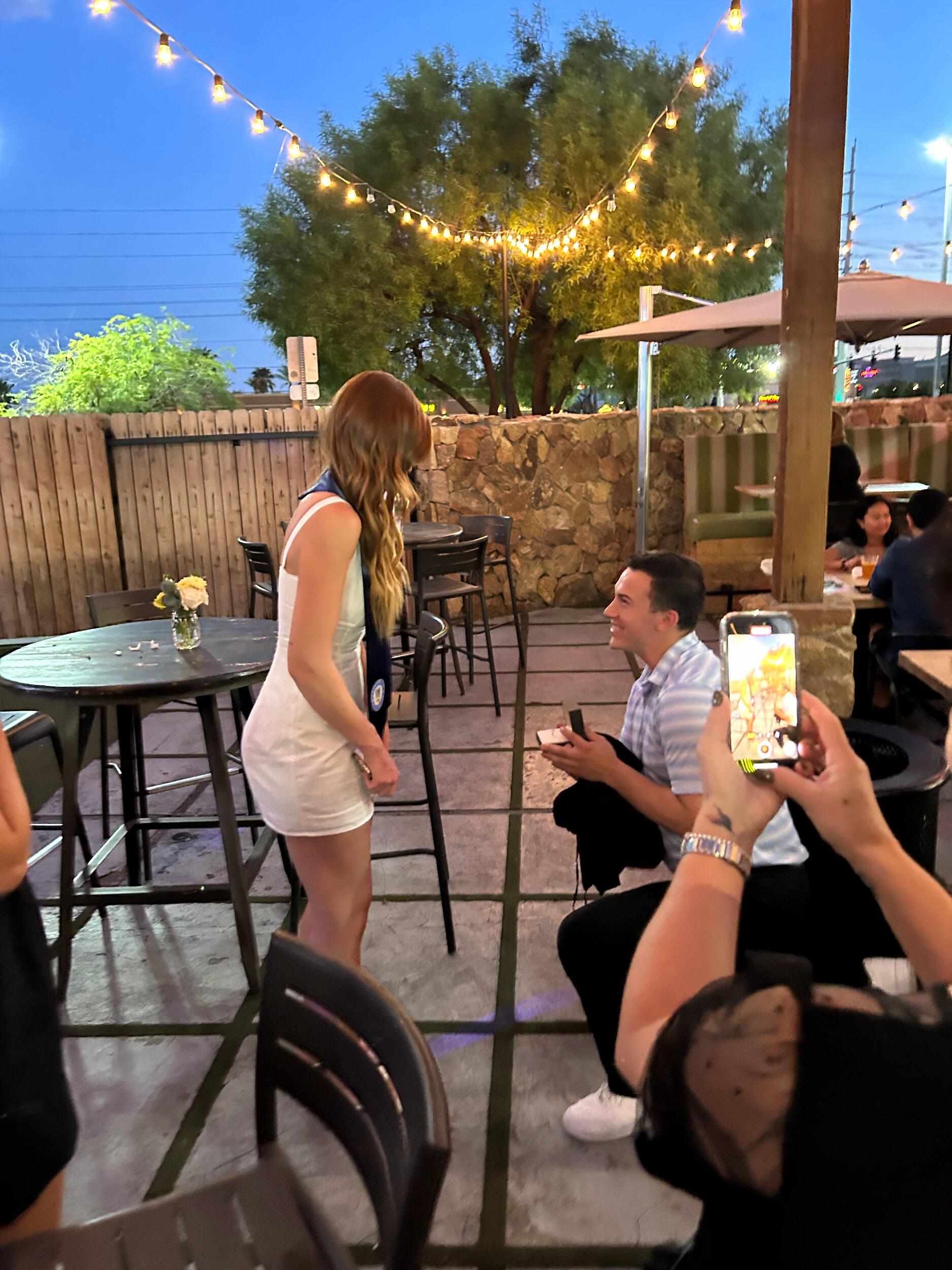 Logan finally pops the question!