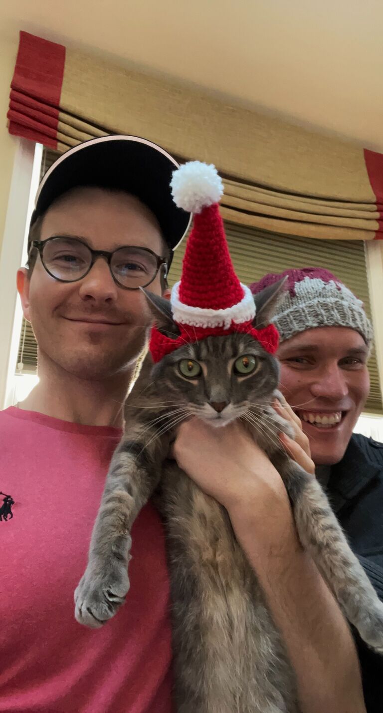 Christmas with our baby boy 