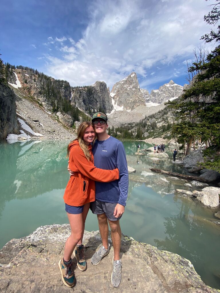 Royce visiting Ally in Jackson Hole!