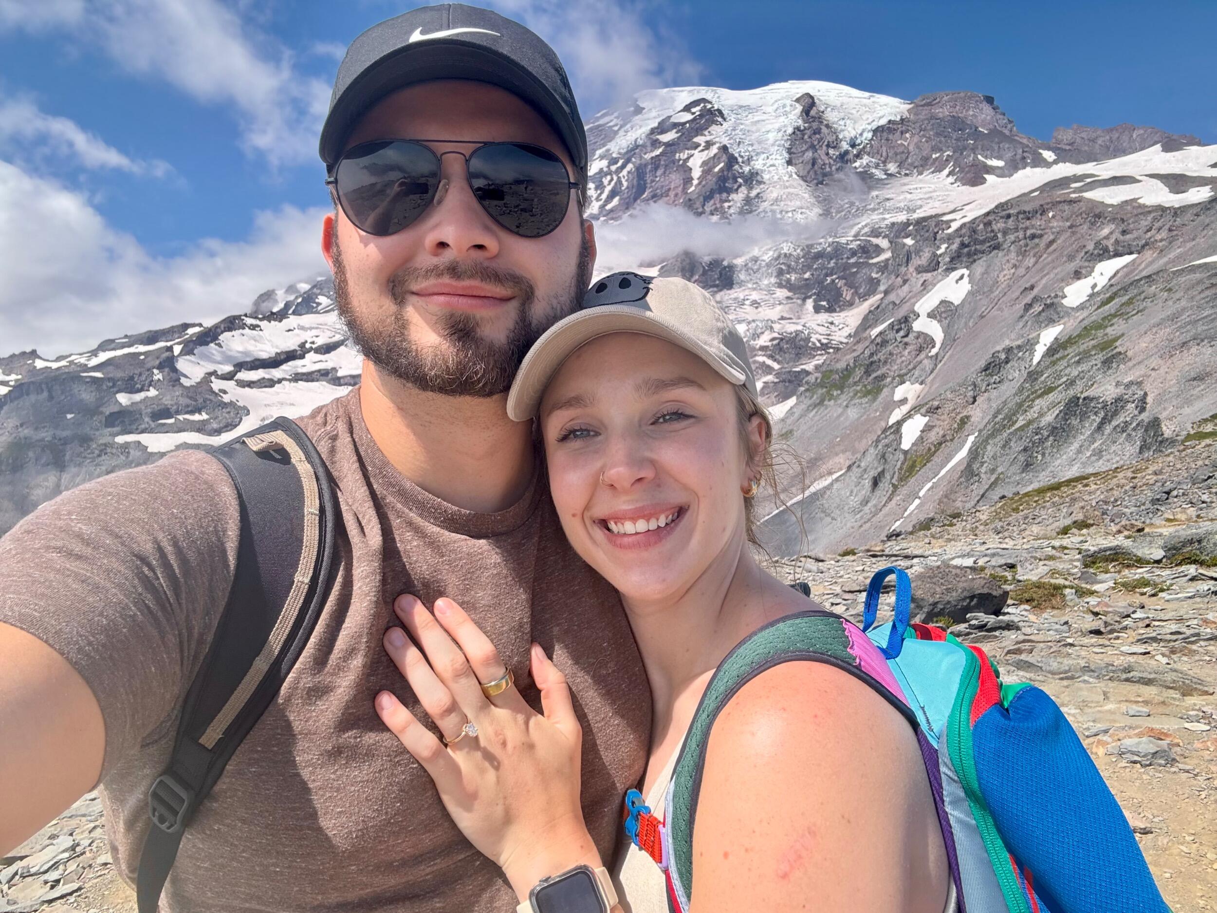 We are engaged at Mt. Rainer!!