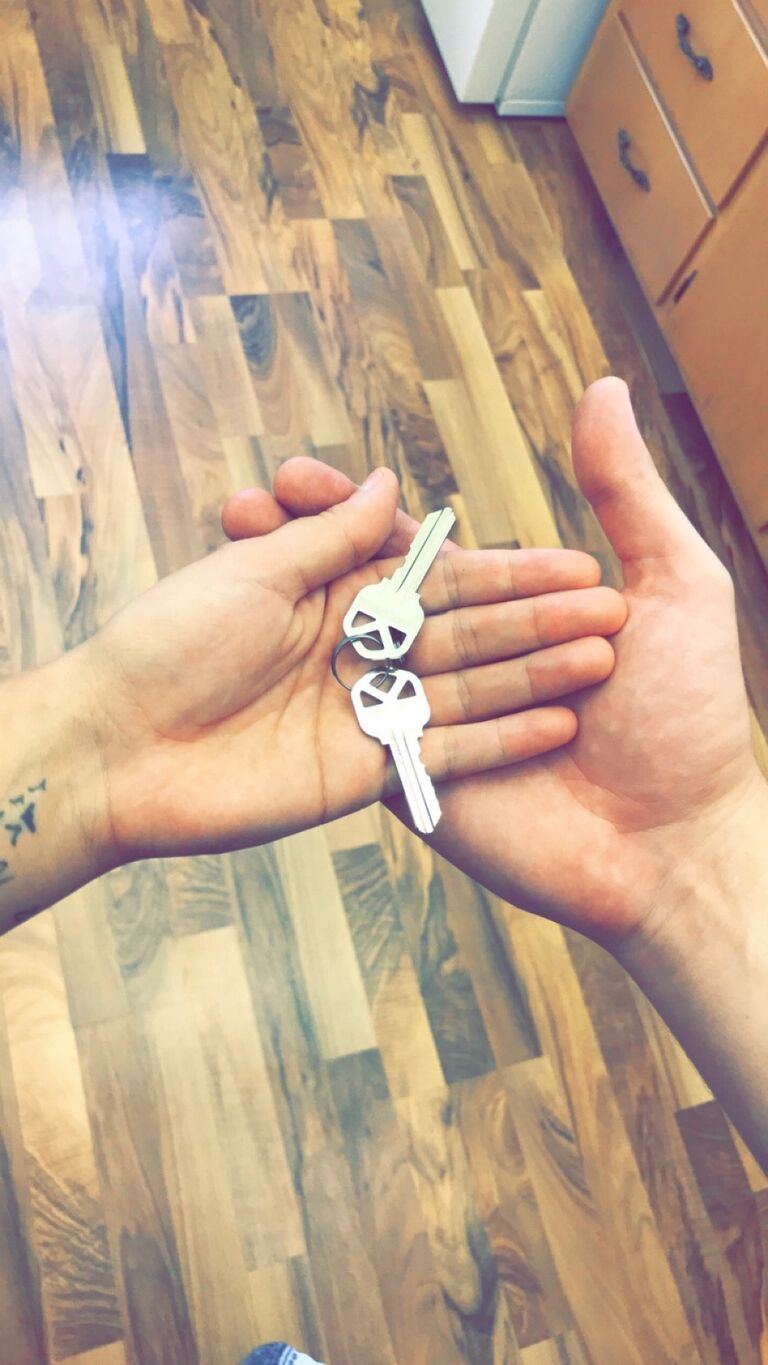 We got our first apartment together in Ohio
