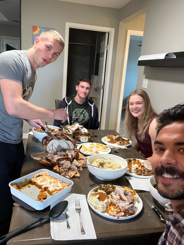 Our First Thanksgiving Together!