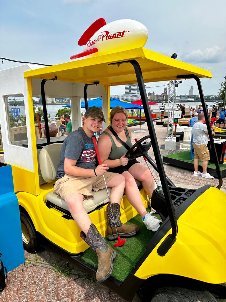 Pixar Mini Golf in Philadelphea