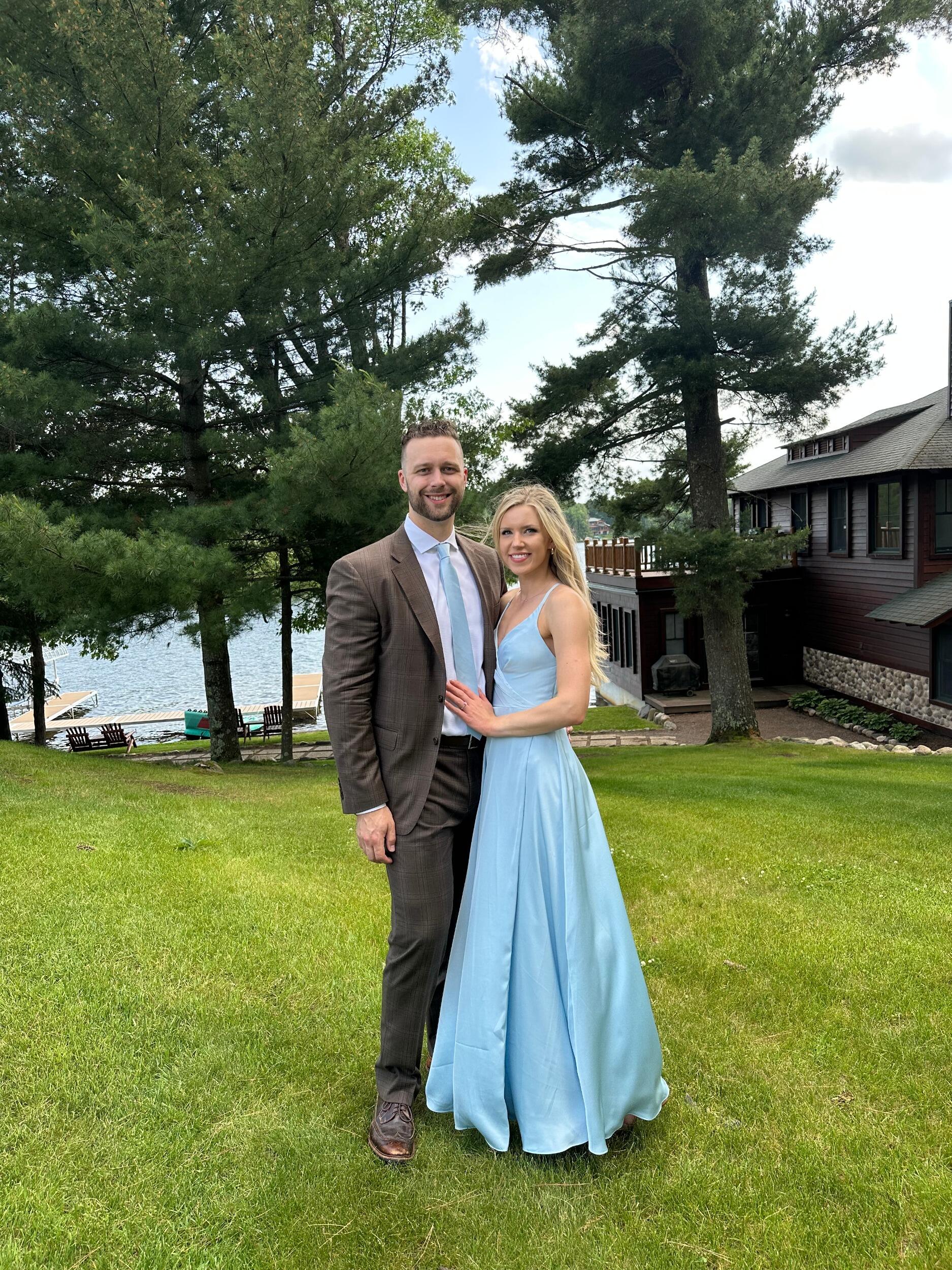 Celebrating at Ellie & Jack's wedding