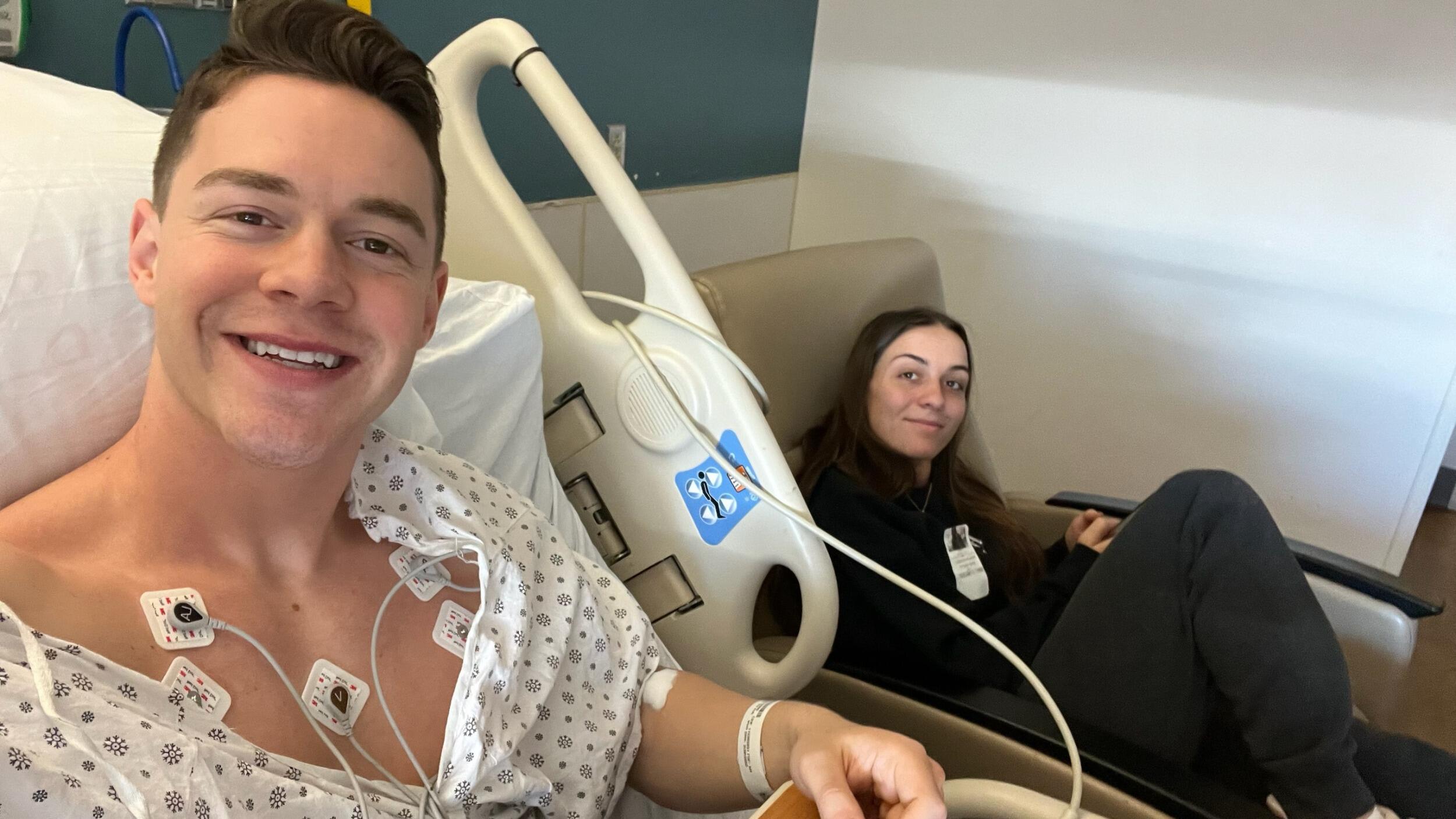 A little heart scare for both of us. . . God is good all the time, and all the time God is good. 