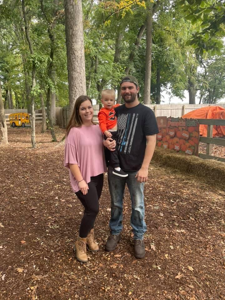 We grew up raising Paxton- a trip to the pumpkin patch in this picture!