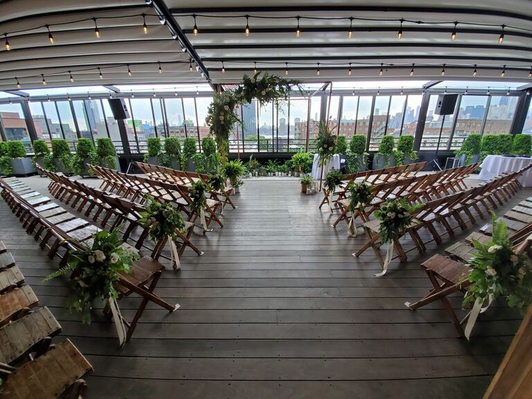 Wedding venue in Brooklyn, New York.