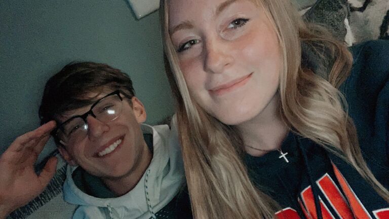Gabe asked me to be his girlfriend. Well, I guess I shouldn't say asked.. he said and I quote. "Oh by the way, you're my girlfriend now, you don't have a choice." If you asked him about it now he would probably tell you he has "W Rizz", or something along the lines of that. 