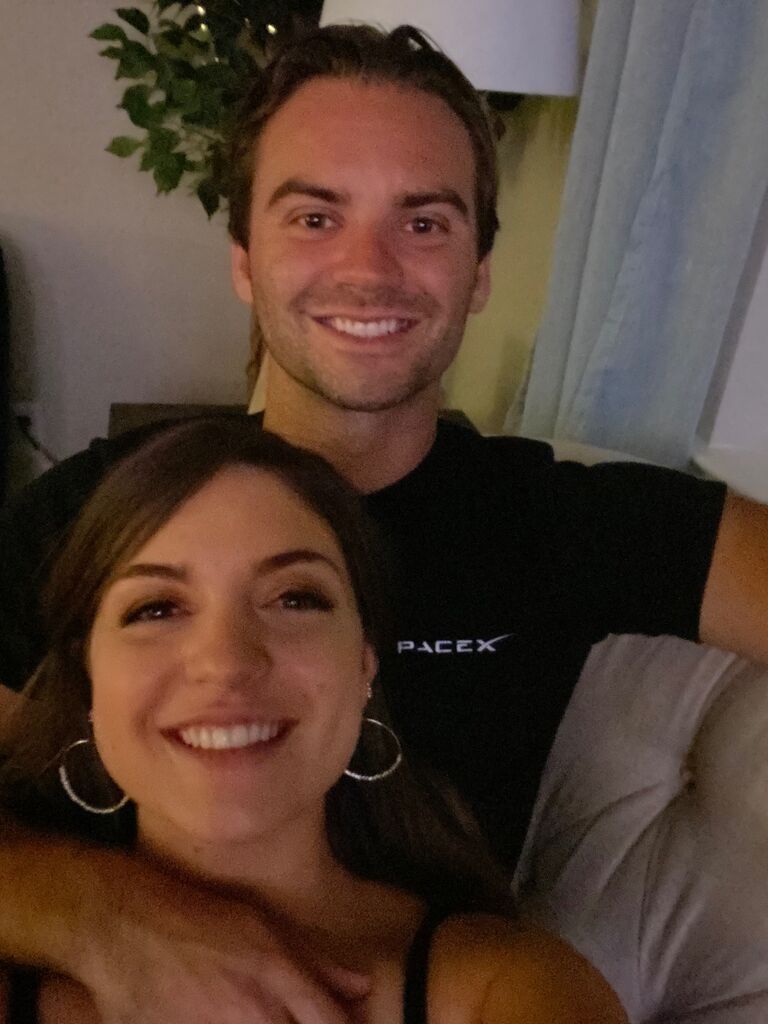 First photo together, bad angle but hey it exists.
