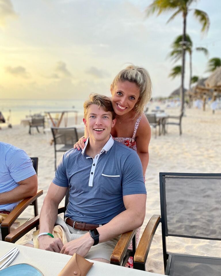 Dinner on the beach in Aruba!
