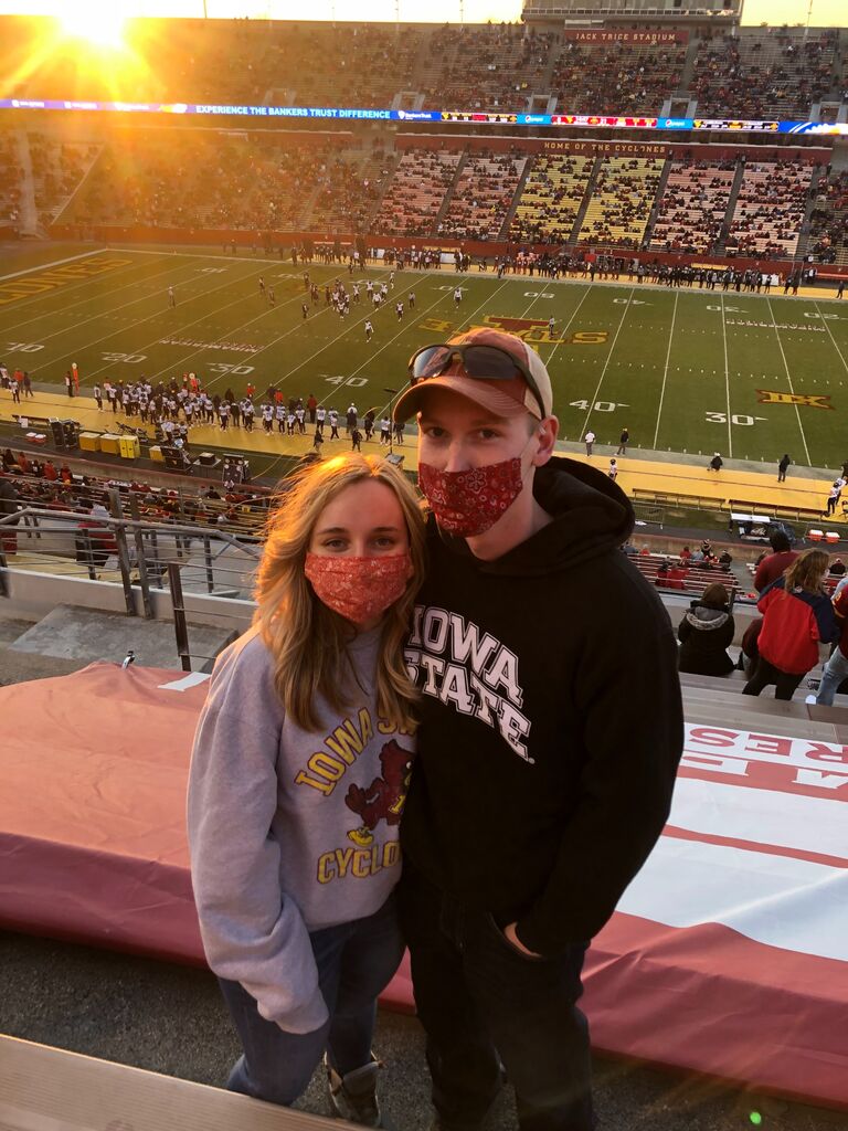 Jake's first Iowa State football game