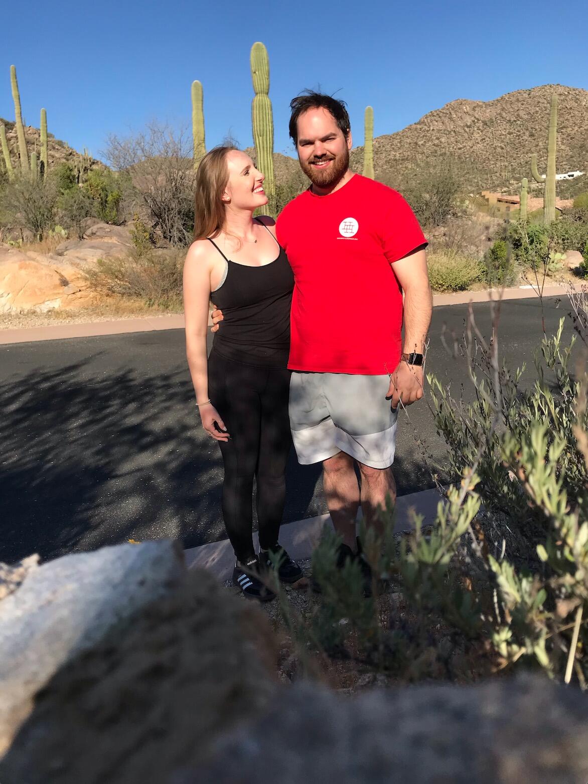 Matt's first time visiting Arizona! 