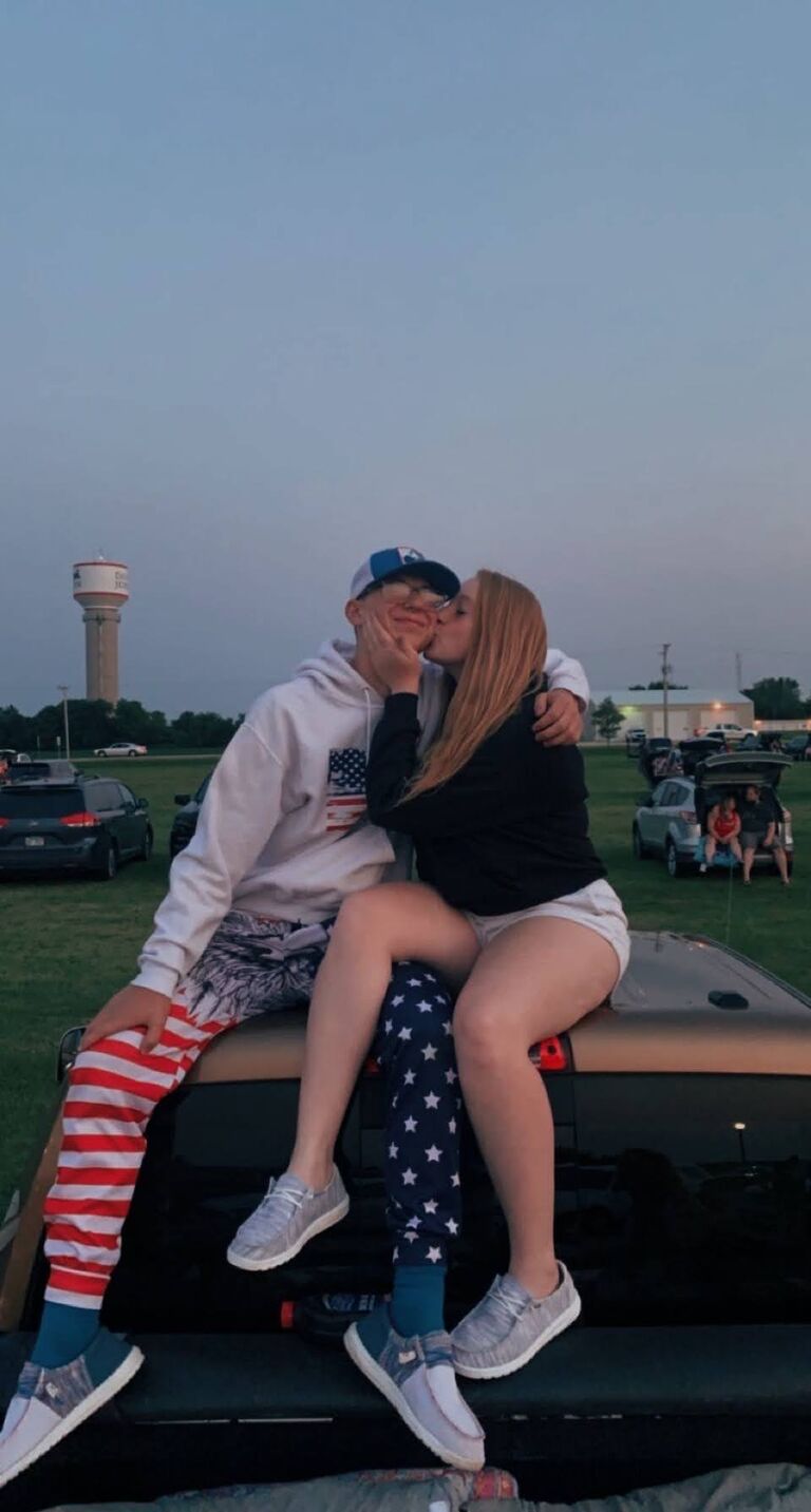 Our first Fourth of July together ! I got to experience how patriotic Gabe truly is and it’s still one of my favorite things about him. 