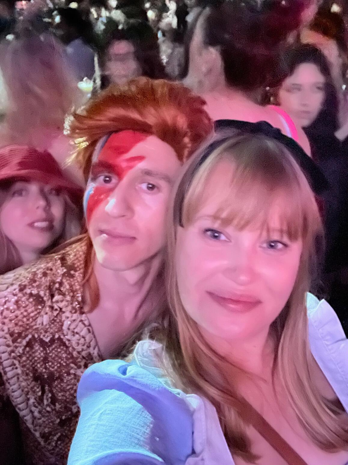 David Bowie followed Alice down the rabbit hole.  
