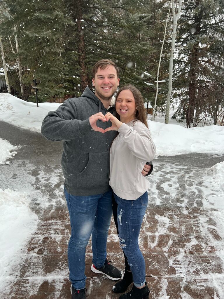Cam and Blake love to take funny and adorable photos together.