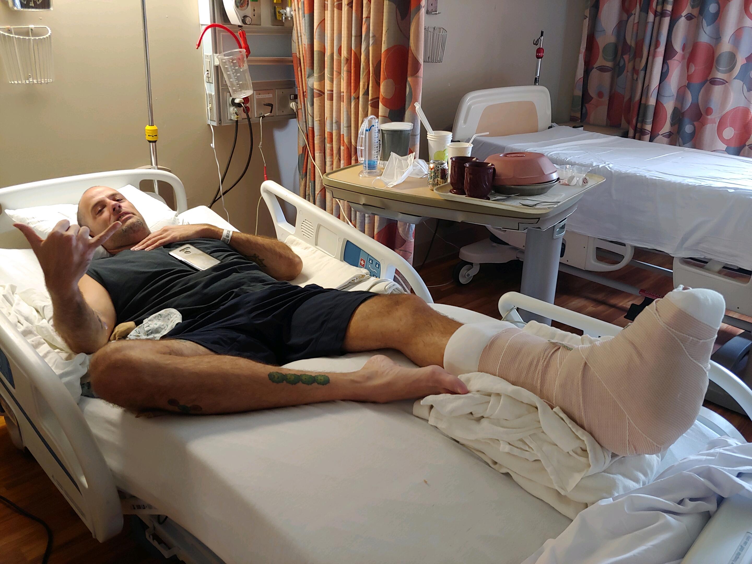 Keith's turn again... a triple arthrodesis! He now has an arch! 🤙