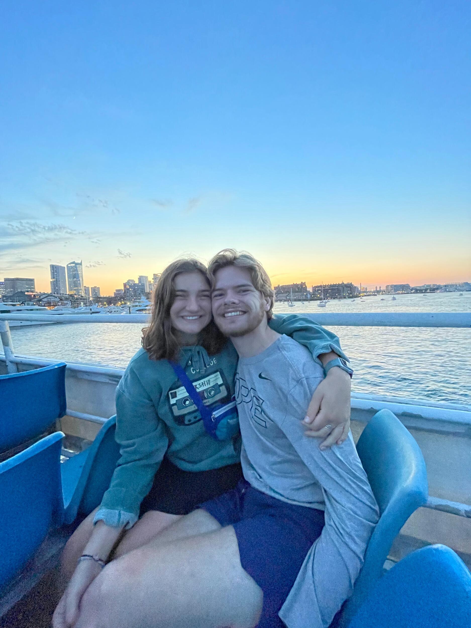We take another vacation with Eric's family, this one a road trip out East. After a stop at Niagara Falls, we enjoy a sunset cruise through Boston harbor.