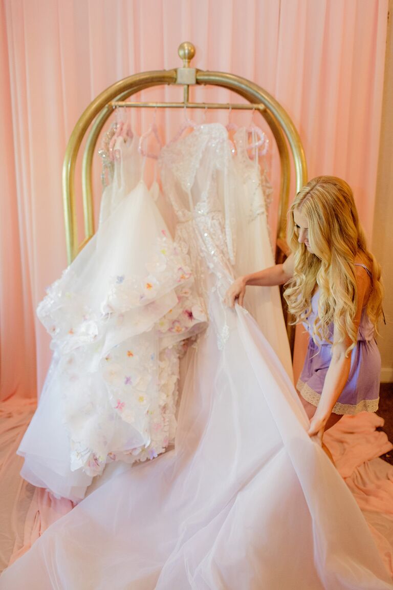 Hayley paige hotsell her wedding dress