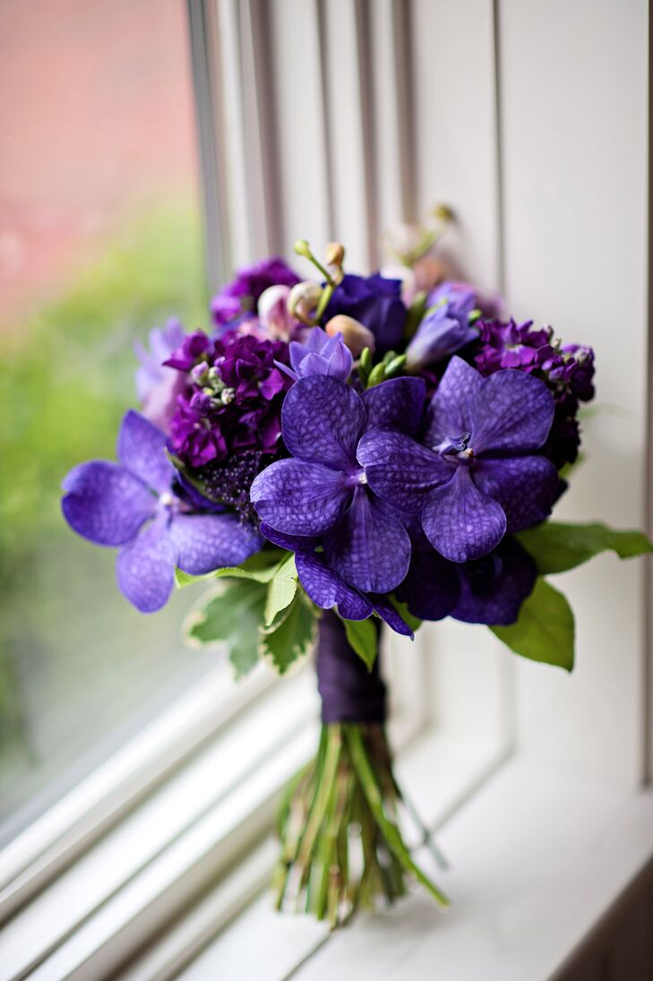 Purple Bridesmaid Bouquet 1934